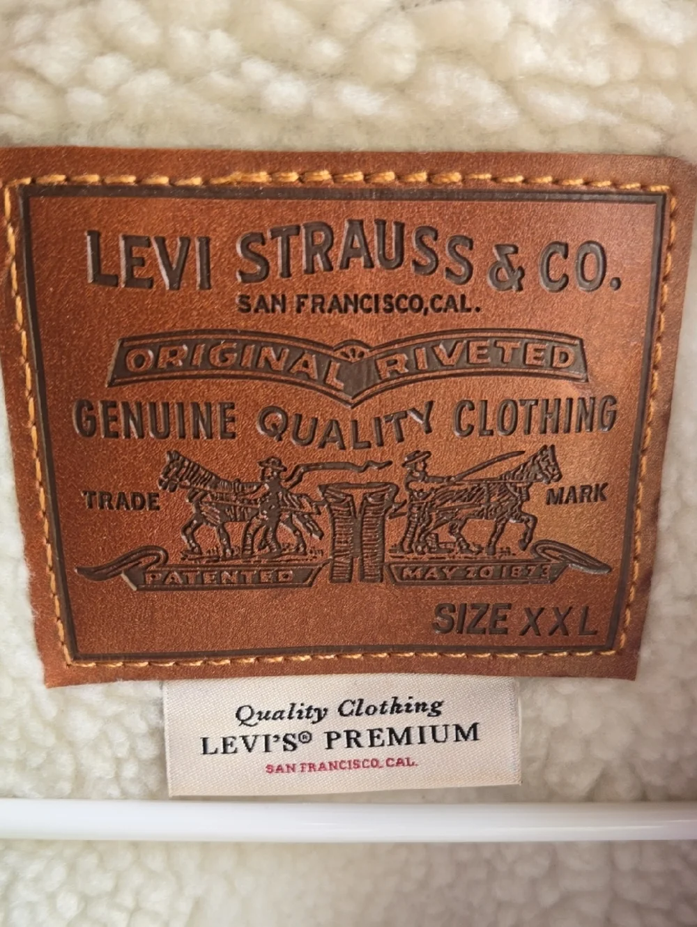 Levi's Premium Hybrid Trucker Jacket Size XXL
